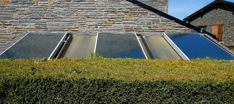 Instalación solar y acumuladores